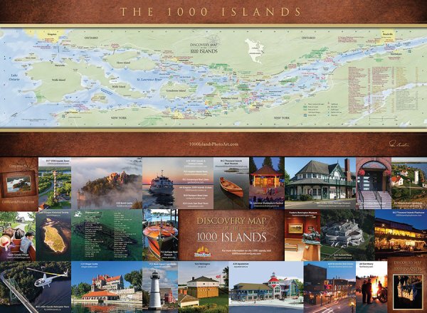 7, Vol.VII, Ian Coristine's 1000 Islands Volume VII the 1000 islands map
